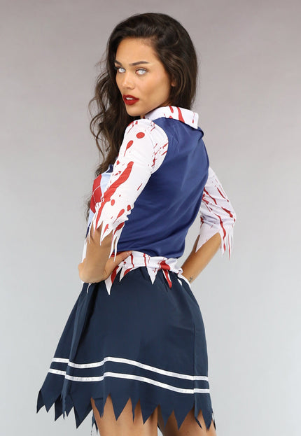 CARNA50 Bebloed Zombie Meisje Kostuum