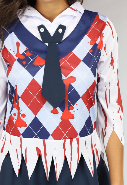 CARNA50 Bebloed Zombie Meisje Kostuum