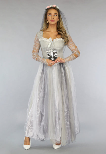 CARNA10 Horror Bruid Kostuum