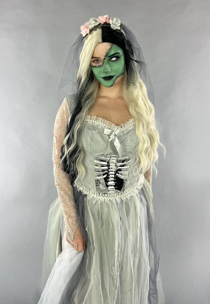 CARNA10 Horror Bruid Kostuum