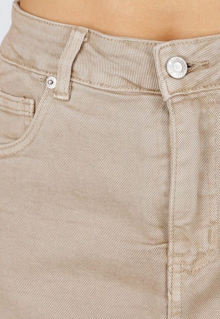 OP=OP.23.NL Beige Denim Skort met Stretch