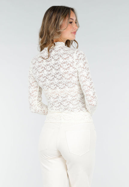 OP=OP.24.NL Beige Kanten Top met Col