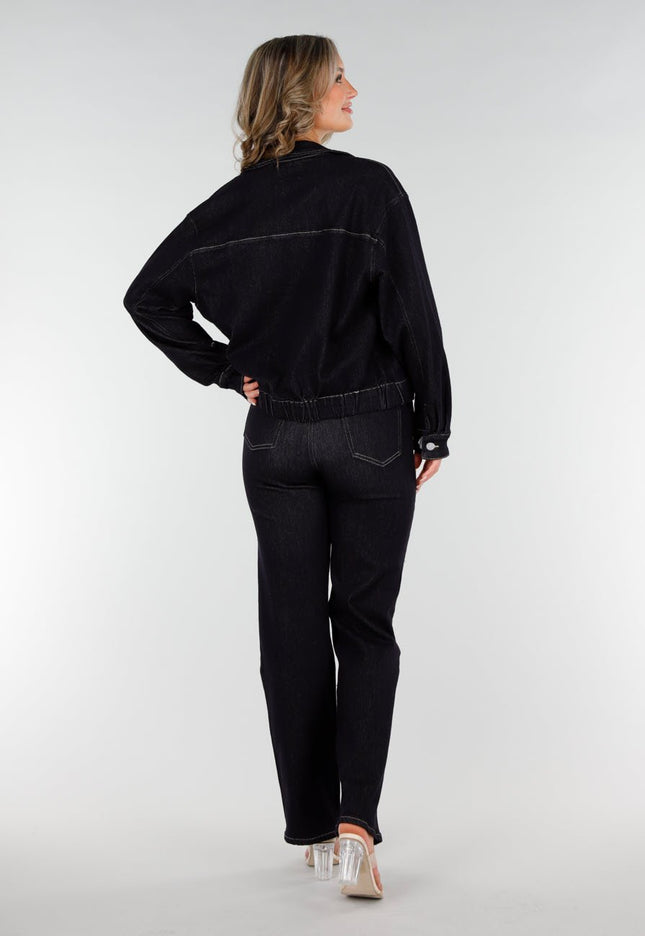OP=OP.25.NL Denim Jas met Rits