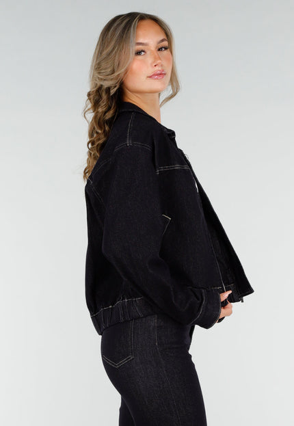 OP=OP.25.NL Denim Jas met Rits