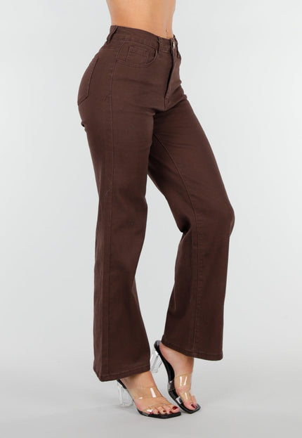 OP=OP.25.NL High Waist Jeans Bruin