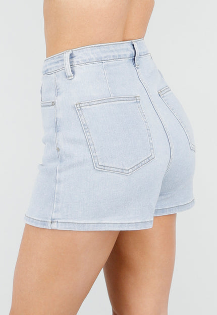OP=OP.25.NL Lichtblauwe Denim Skort