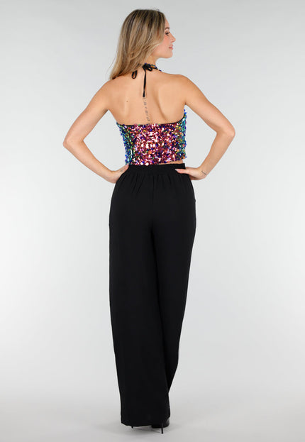 OP=OP.25.NL Multicolor Pailletten Halter Top