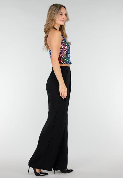 OP=OP.25.NL Multicolor Pailletten Halter Top