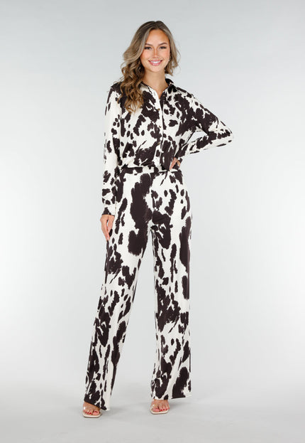 OP=OP.25.S Blouse met Koeienprint