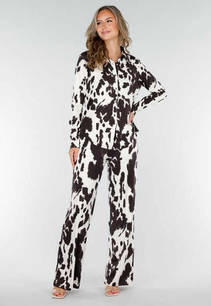 OP=OP.25.S Blouse met Koeienprint