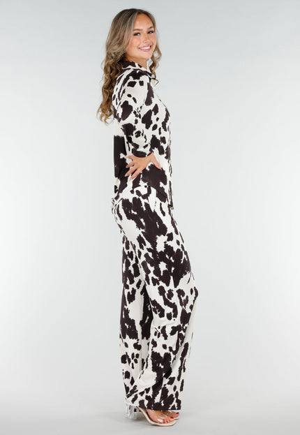 OP=OP.25.S Blouse met Koeienprint