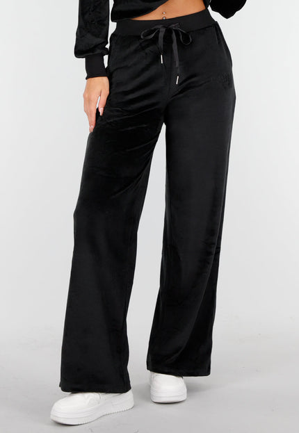 OP=OP.25.S Zwart Velours Stretch Huispak
