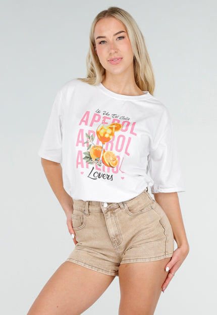 OP=OP.27.NL Beige Denim Short met Wassing