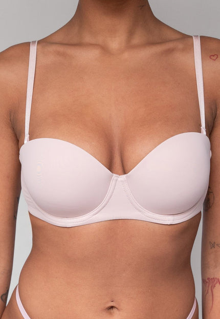 OP=OP.27.S Lichtroze Push-Up BH met Afneembare Bandjes