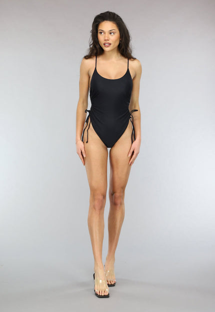 OP=OP.29.NL Zwart Aansluitend Badpak