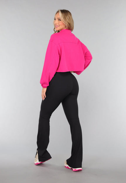 OP=OP.29.S Fuchsia Cropped Vest