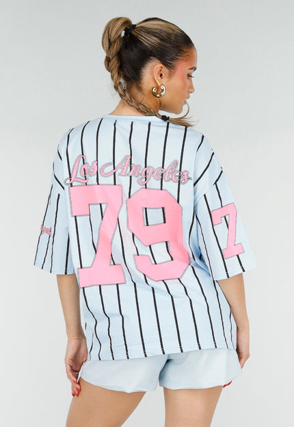 OP=OP.30.NL Oversized Lichtblauw Jersey Shirt