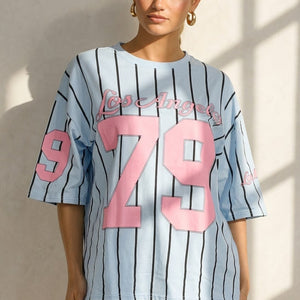 OP=OP.30.NL Oversized Lichtblauw Jersey Shirt