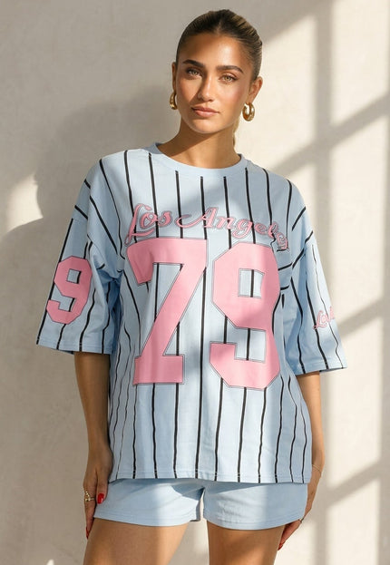 OP=OP.30.NL Oversized Lichtblauw Jersey Shirt