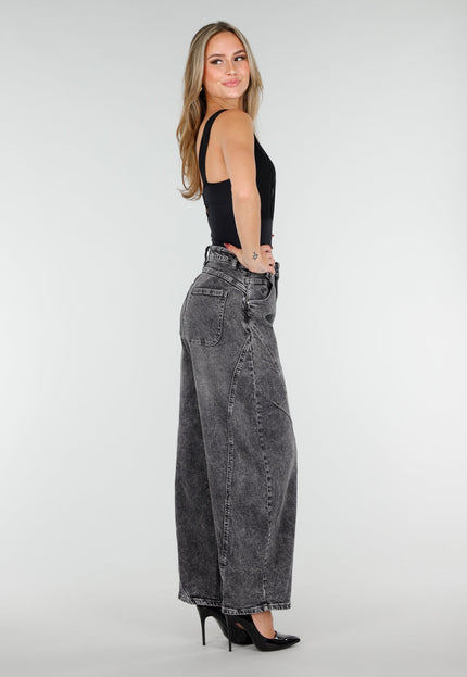 OP=OP.30.NL Zwarte Body met Mesh Detail