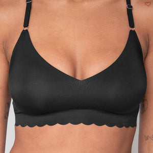 OP=OP.30.NL Zwarte Kanten Naadloze Bralette