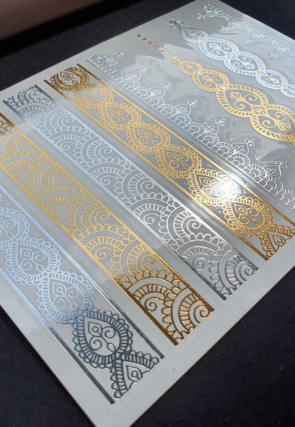 OP=OP.31.NL Metallic Tijdelijke Tattoo