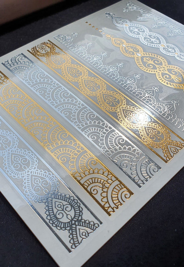 OP=OP.31.NL Metallic Tijdelijke Tattoo