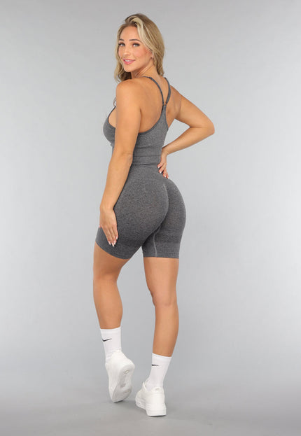 OP=OP.31.S Grijze Fitness Set met Korte Broek