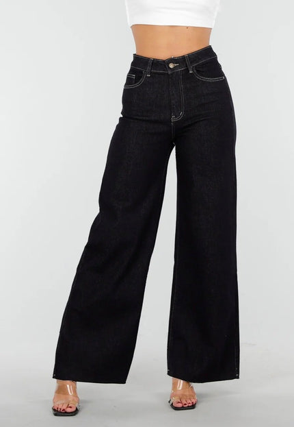 OP=OP.32.NL Wide Leg Jeans Donkerblauw