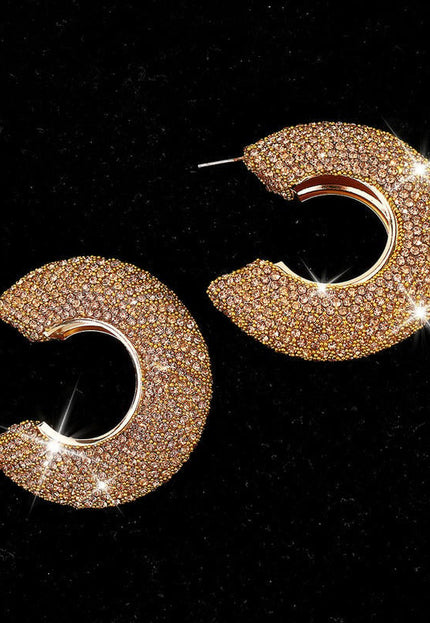 OP=OP.33.NL Statement Oorbellen met Strass