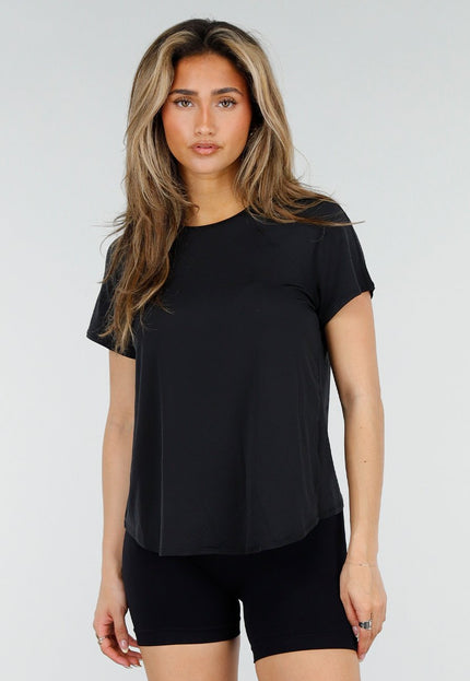 OP=OP.33.S Zwart Sport T-shirt met Mesh