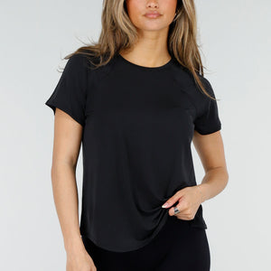OP=OP.33.S Zwart Sport T-shirt met Mesh