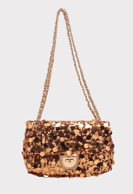 OP=OP.37.NL Gouden Glitter Tas