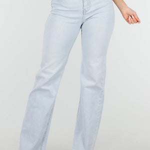 OP=OP.37.NL Lichtblauwe Straight Leg Jeans