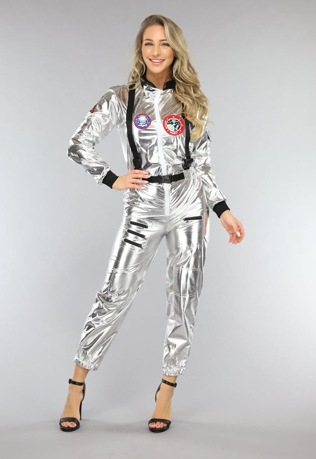 OP=OP.39.R Metallic Astronaut Kostuum