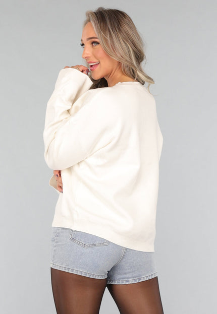 OP=OP! Witte Trui met Rood Hart