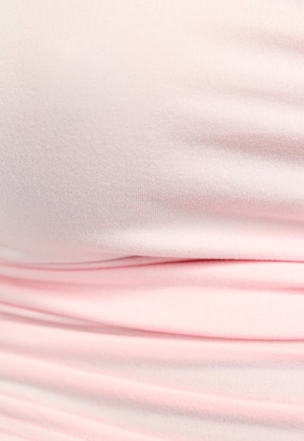 OP=OP.42.NL Lichtroze Geplooide Stretch Top