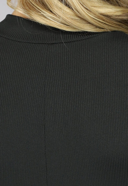 OP=OP! Zwarte Stretch Jumpsuit met Cut Out