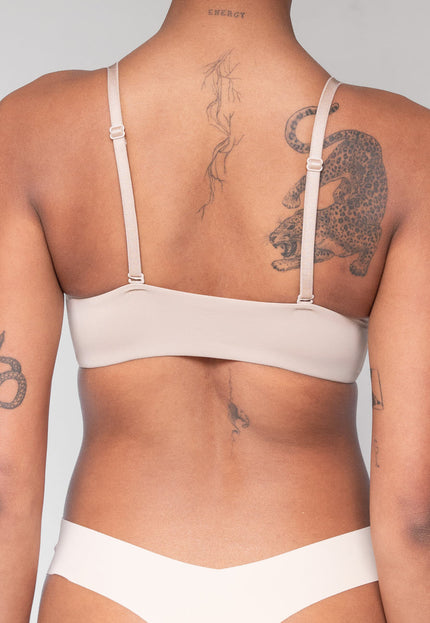 OP=OP! Beige Beugel BH met Voorsluiting