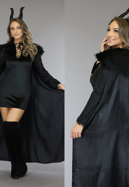 CARNA50 Gothic Kostuum met Lange Cape