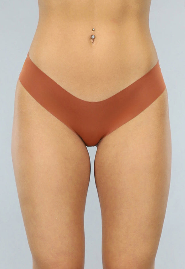 OP=OP! Naadloze Bruine Onderbroek