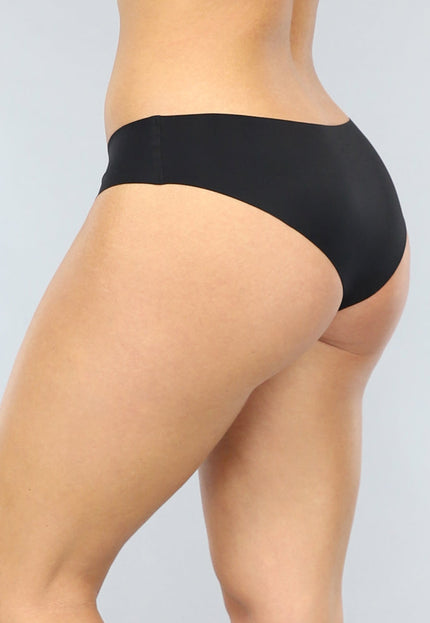 OP=OP! Naadloze Zwarte Onderbroek