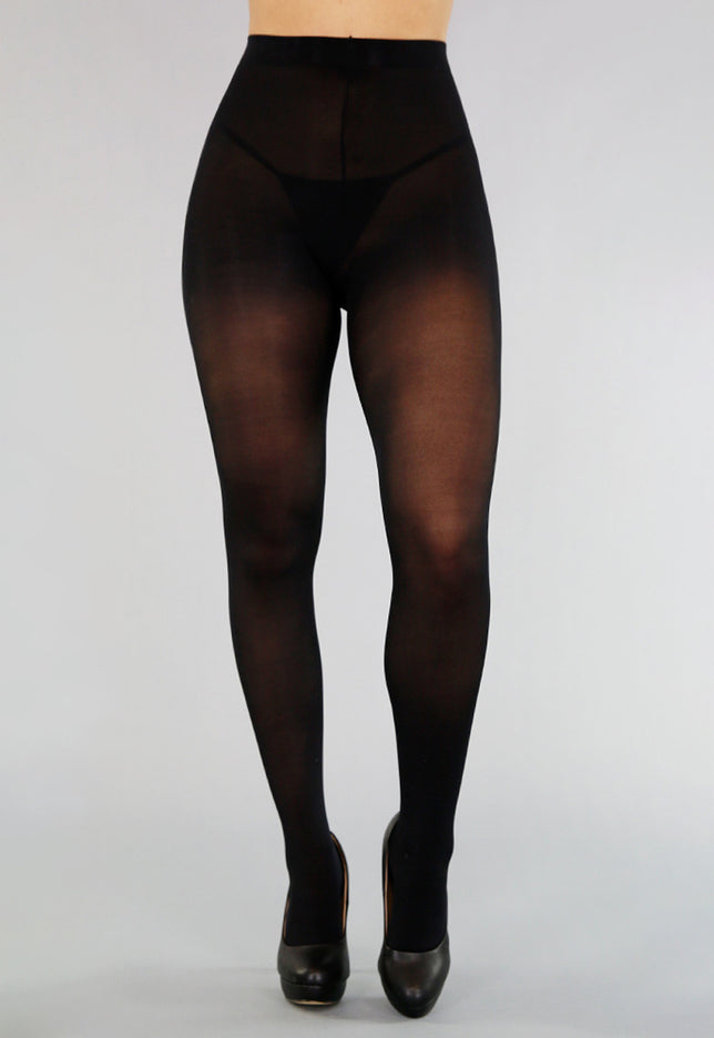 OP=OP! Corrigerende Zwarte 50 Den Panty