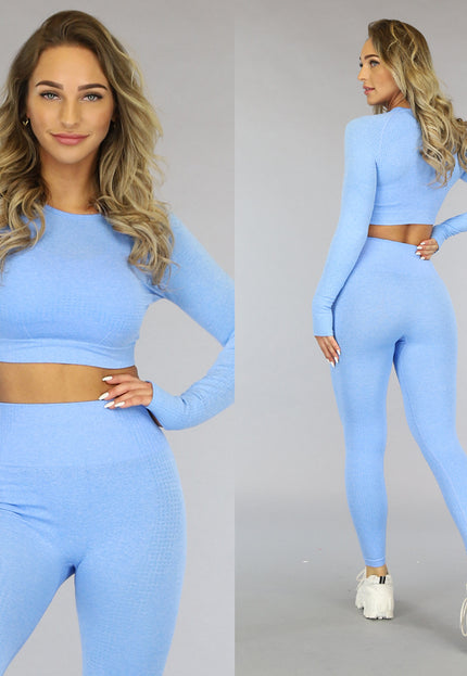 OP=OP! Blauwe Unpadded Sporttop