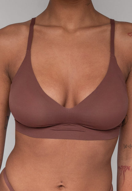 OP=OP! Donkerbruine Naadloze BH