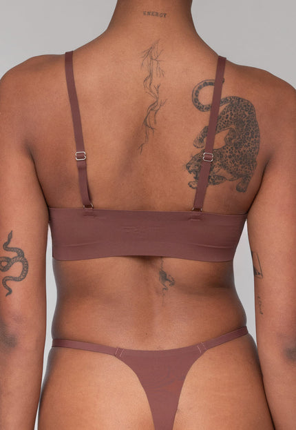 OP=OP! Donkerbruine Naadloze BH