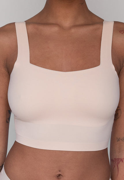 OP=OP! Ecru Naadloze BH Top