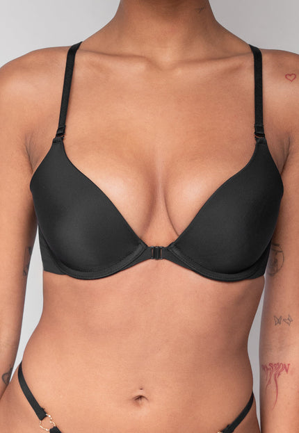 OP=OP! Zwarte Beugel BH met Afneembare Bandjes