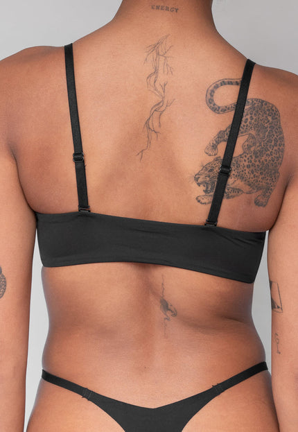 OP=OP! Zwarte Beugel BH met Afneembare Bandjes