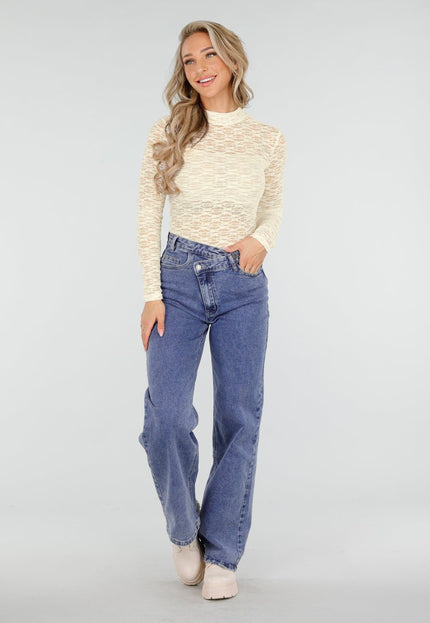 OP=OP.AV.10 Crème Kanten Top